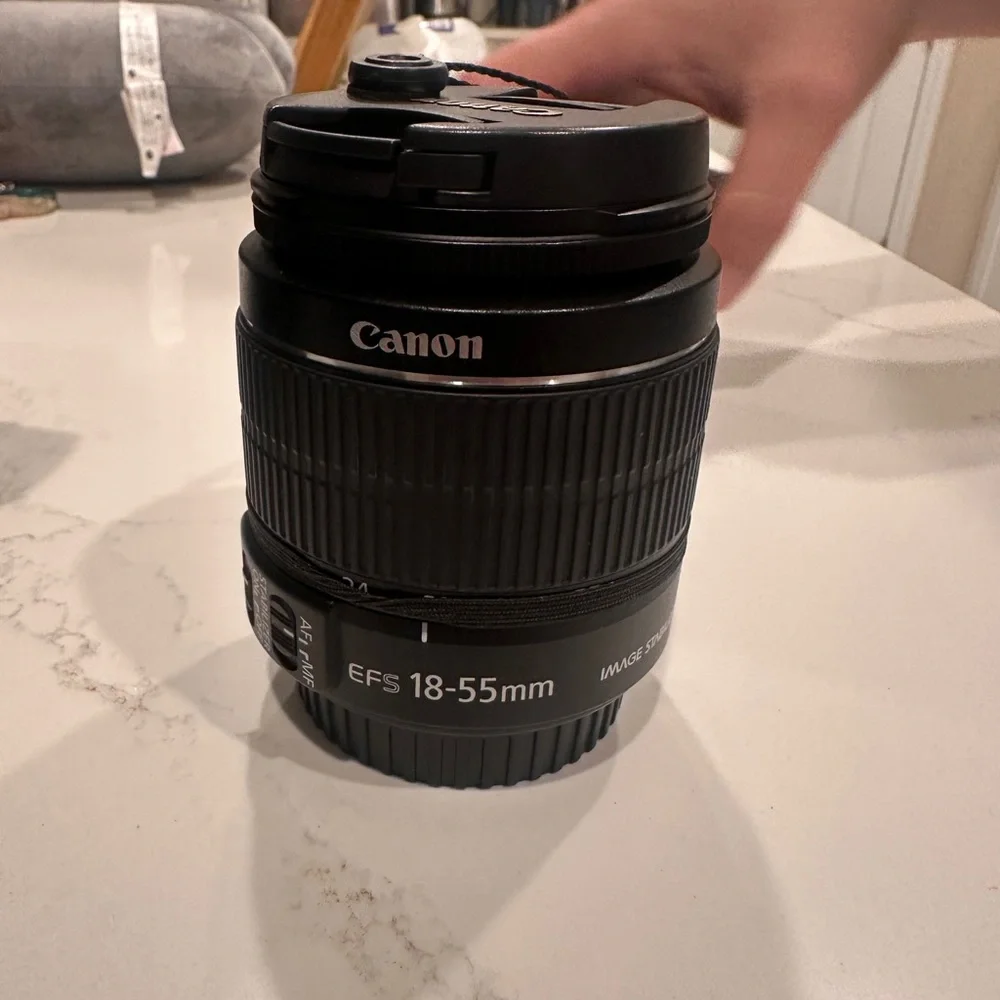 Used canon EOS rebel t7 with lenses